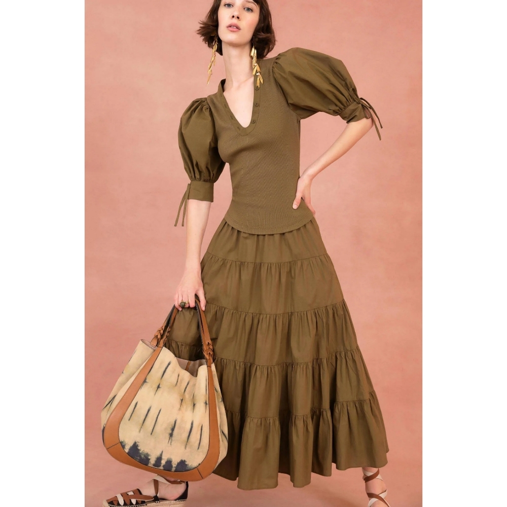 Ulla Johnson Pia Top (P) in Olive